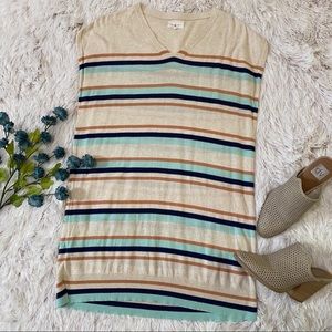 Lou & Grey High Tide Striped Sweater Dress